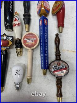 BEER TAPS! Huge Lot Of 24 Tap Handles Assorted Brands Wow! Vintage