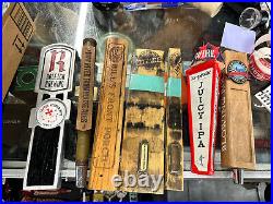 BEER TAP HANDLES LOT OF 27 unique and Rare