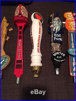 Beer Tap Handle Lot Magic Hat Dogfish Head Blue Point Rare Limited