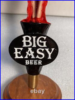 BIG EASY BEER BLONDE TRAMP IN A RED DRESS draft beer tap handle. LOUISIANA