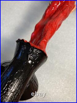 BIG EASY BEER BLONDE TRAMP IN A RED DRESS draft beer tap handle. LOUISIANA