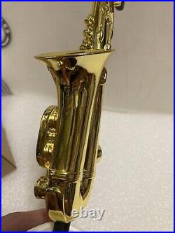 BIG MAN'S BREW BRASS SAXOPHONE Draft beer tap handle. ONLY IN NEW JERSEY