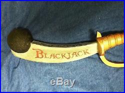 BLACKJACK Bowsprit Bock PIRATE SWORD beer tap handle BlackBeard NC PIRATES