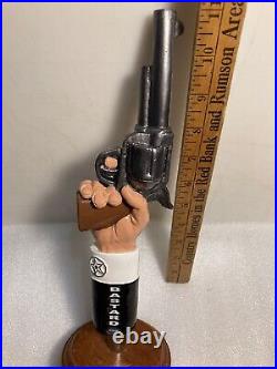 BLUE POINT BREWING BASTARD PISTOL draft beer tap handle. NEW YORK BLUE POINT BREWING BASTARD PISTOL draft beer tap handle. NEW YORK
