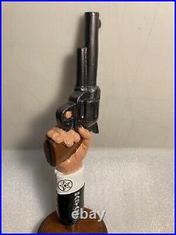 BLUE POINT BREWING BASTARD PISTOL draft beer tap handle. NEW YORK BLUE POINT BREWING BASTARD PISTOL draft beer tap handle. NEW YORK