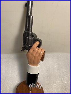 BLUE POINT BREWING BASTARD PISTOL draft beer tap handle. NEW YORK BLUE POINT BREWING BASTARD PISTOL draft beer tap handle. NEW YORK