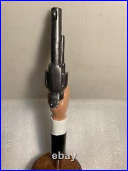 BLUE POINT BREWING BASTARD PISTOL draft beer tap handle. NEW YORK BLUE POINT BREWING BASTARD PISTOL draft beer tap handle. NEW YORK