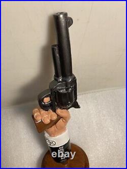 BLUE POINT BREWING BASTARD PISTOL draft beer tap handle. NEW YORK BLUE POINT BREWING BASTARD PISTOL draft beer tap handle. NEW YORK