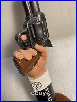BLUE POINT BREWING BASTARD PISTOL draft beer tap handle. NEW YORK BLUE POINT BREWING BASTARD PISTOL draft beer tap handle. NEW YORK
