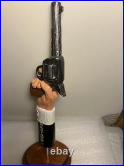 BLUE POINT BREWING HAZY BASTARD 44 MAGNUM PISTOL Draft beer tap handle. NEW YORK