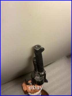 BLUE POINT BREWING HAZY BASTARD 44 MAGNUM PISTOL Draft beer tap handle. NEW YORK