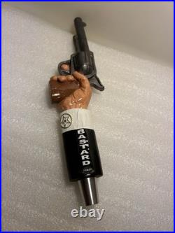 BLUE POINT BREWING HAZY BASTARD 44 MAGNUM PISTOL Draft beer tap handle. NEW YORK