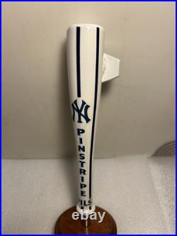 BLUE POINT BREWING NY YANKEES PINSTRIPE PILS BAT draft beer tap handle. NEW YORK BLUE POINT BREWING NY YANKEES PINSTRIPE PILS BAT draft beer tap handle. NEW YORK