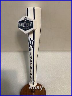 BLUE POINT BREWING NY YANKEES PINSTRIPE PILS BAT draft beer tap handle. NEW YORK