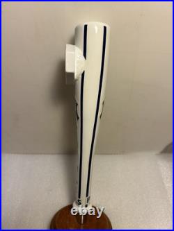 BLUE POINT BREWING NY YANKEES PINSTRIPE PILS BAT draft beer tap handle. NEW YORK BLUE POINT BREWING NY YANKEES PINSTRIPE PILS BAT draft beer tap handle. NEW YORK
