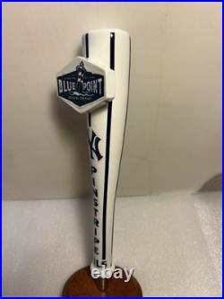 BLUE POINT BREWING NY YANKEES PINSTRIPE PILS BAT draft beer tap handle. NEW YORK BLUE POINT BREWING NY YANKEES PINSTRIPE PILS BAT draft beer tap handle. NEW YORK