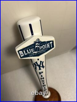 BLUE POINT BREWING NY YANKEES PINSTRIPE PILS BAT draft beer tap handle. NEW YORK BLUE POINT BREWING NY YANKEES PINSTRIPE PILS BAT draft beer tap handle. NEW YORK