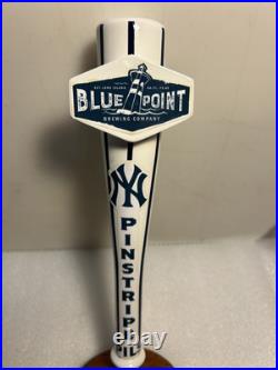 BLUE POINT BREWING NY YANKEES PINSTRIPE PILS BAT draft beer tap handle. NEW YORK BLUE POINT BREWING NY YANKEES PINSTRIPE PILS BAT draft beer tap handle. NEW YORK