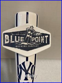 BLUE POINT BREWING NY YANKEES PINSTRIPE PILS BAT draft beer tap handle. NEW YORK