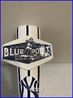 BLUE POINT BREWING NY YANKEES PINSTRIPE PILS BAT draft beer tap handle. NEW YORK