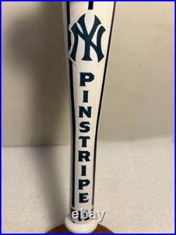 BLUE POINT BREWING NY YANKEES PINSTRIPE PILS BAT draft beer tap handle. NEW YORK BLUE POINT BREWING NY YANKEES PINSTRIPE PILS BAT draft beer tap handle. NEW YORK