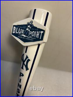 BLUE POINT BREWING NY YANKEES PINSTRIPE PILS BAT draft beer tap handle. NEW YORK BLUE POINT BREWING NY YANKEES PINSTRIPE PILS BAT draft beer tap handle. NEW YORK