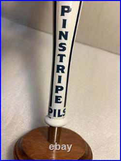 BLUE POINT BREWING NY YANKEES PINSTRIPE PILS BAT draft beer tap handle. NEW YORK BLUE POINT BREWING NY YANKEES PINSTRIPE PILS BAT draft beer tap handle. NEW YORK