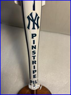 BLUE POINT BREWING NY YANKEES PINSTRIPE PILS BAT draft beer tap handle. NEW YORK BLUE POINT BREWING NY YANKEES PINSTRIPE PILS BAT draft beer tap handle. NEW YORK