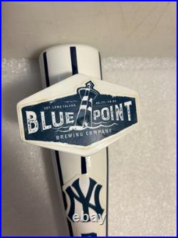 BLUE POINT BREWING NY YANKEES PINSTRIPE PILS BAT draft beer tap handle. NEW YORK BLUE POINT BREWING NY YANKEES PINSTRIPE PILS BAT draft beer tap handle. NEW YORK