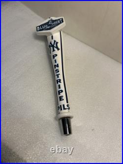 BLUE POINT BREWING NY YANKEES PINSTRIPE PILS BAT draft beer tap handle. NEW YORK BLUE POINT BREWING NY YANKEES PINSTRIPE PILS BAT draft beer tap handle. NEW YORK