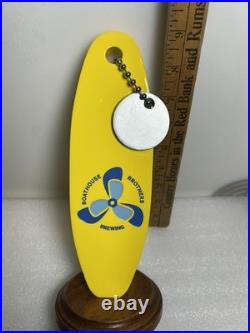 BOATHOUSE BROTHERS BREWING BOAT KEY FLOATATION draft beer tap handle. MINNESOTA