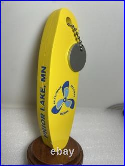 BOATHOUSE BROTHERS BREWING BOAT KEY FLOATATION draft beer tap handle. MINNESOTA