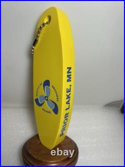 BOATHOUSE BROTHERS BREWING BOAT KEY FLOATATION draft beer tap handle. MINNESOTA