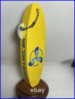 BOATHOUSE BROTHERS BREWING BOAT KEY FLOATATION draft beer tap handle. MINNESOTA