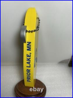 BOATHOUSE BROTHERS BREWING BOAT KEY FLOATATION draft beer tap handle. MINNESOTA