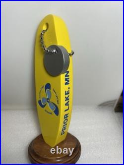 BOATHOUSE BROTHERS BREWING BOAT KEY FLOATATION draft beer tap handle. MINNESOTA