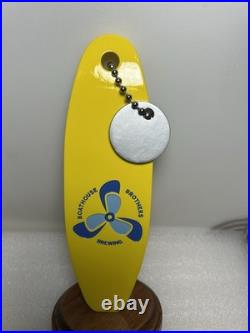 BOATHOUSE BROTHERS BREWING BOAT KEY FLOATATION draft beer tap handle. MINNESOTA