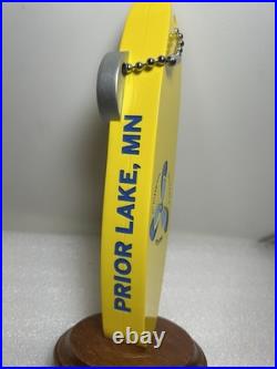 BOATHOUSE BROTHERS BREWING BOAT KEY FLOATATION draft beer tap handle. MINNESOTA