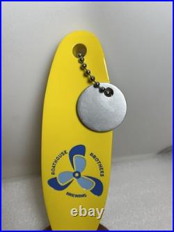 BOATHOUSE BROTHERS BREWING BOAT KEY FLOATATION draft beer tap handle. MINNESOTA