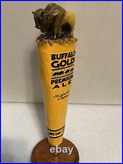 BOULDER BEER COMPANY BUFFALO GOLD draft beer tap handle