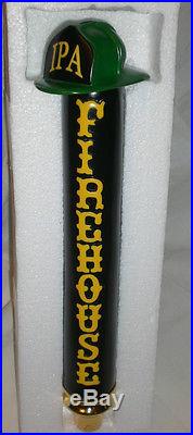 BRAND NEW Firehouse Brewery Beer Tap Handle INDIA PALE ALE Green Helmet FIRE