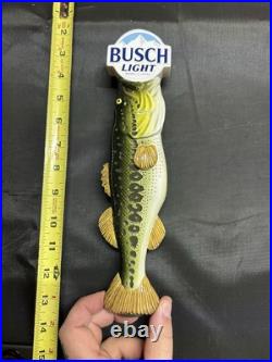BRAND NEW IN THE BOX Busch Light Figural Bass Fish Beer Tap Handle