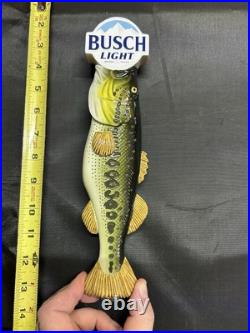 BRAND NEW IN THE BOX Busch Light Figural Bass Fish Beer Tap Handle
