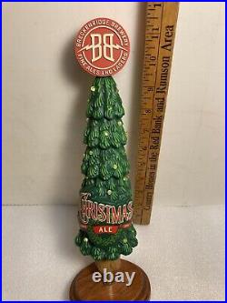 BRECKENRIDGE BREWING CHRISTMAS ALE draft beer tap handle. COLORADO. Closed BRECKENRIDGE BREWING CHRISTMAS ALE draft beer tap handle. COLORADO. Closed