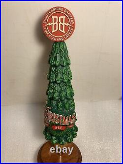 BRECKENRIDGE BREWING CHRISTMAS ALE draft beer tap handle. COLORADO. Closed