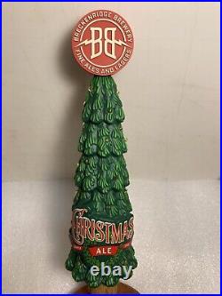 BRECKENRIDGE BREWING CHRISTMAS ALE draft beer tap handle. COLORADO. Closed