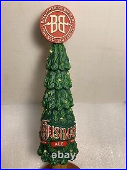 BRECKENRIDGE BREWING CHRISTMAS ALE draft beer tap handle. COLORADO. Closed