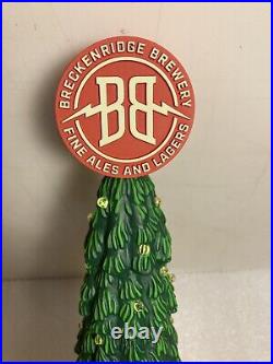 BRECKENRIDGE BREWING CHRISTMAS ALE draft beer tap handle. COLORADO. Closed