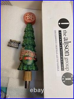 BRECKENRIDGE BREWING CHRISTMAS ALE draft beer tap handle. COLORADO. Closed