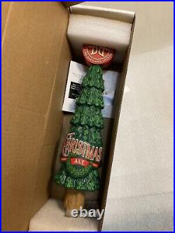 BRECKENRIDGE BREWING CHRISTMAS ALE draft beer tap handle. COLORADO. Closed